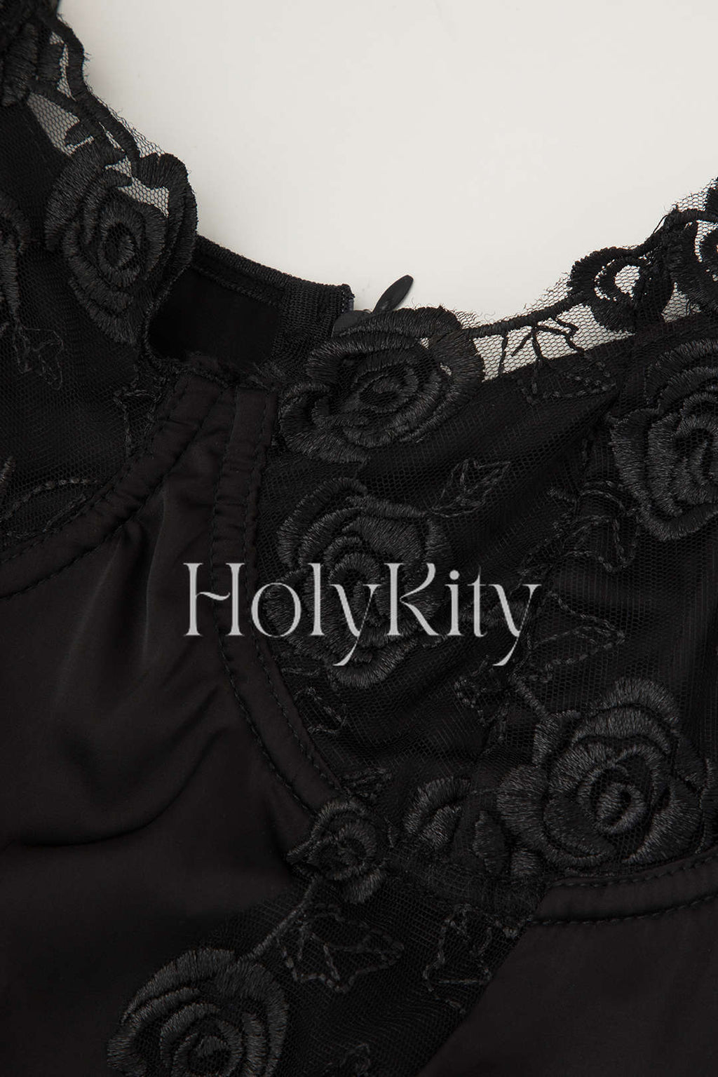 Lace Detail Underwire Shaping Wrap Mini Dress