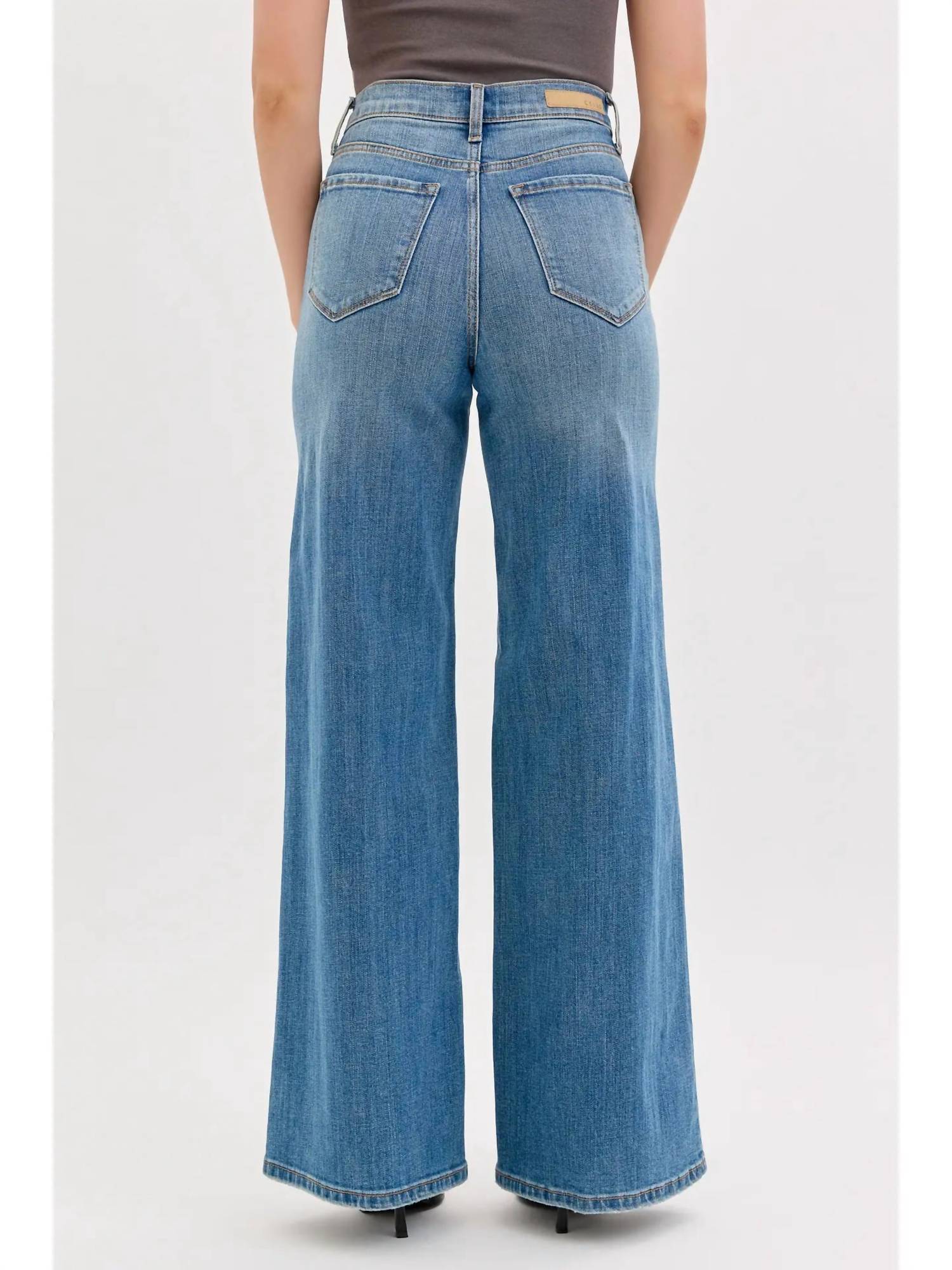 Cello - Sarah High-rise Wide Leg Jeans