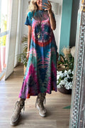 PACE BLUE LONG DRESS