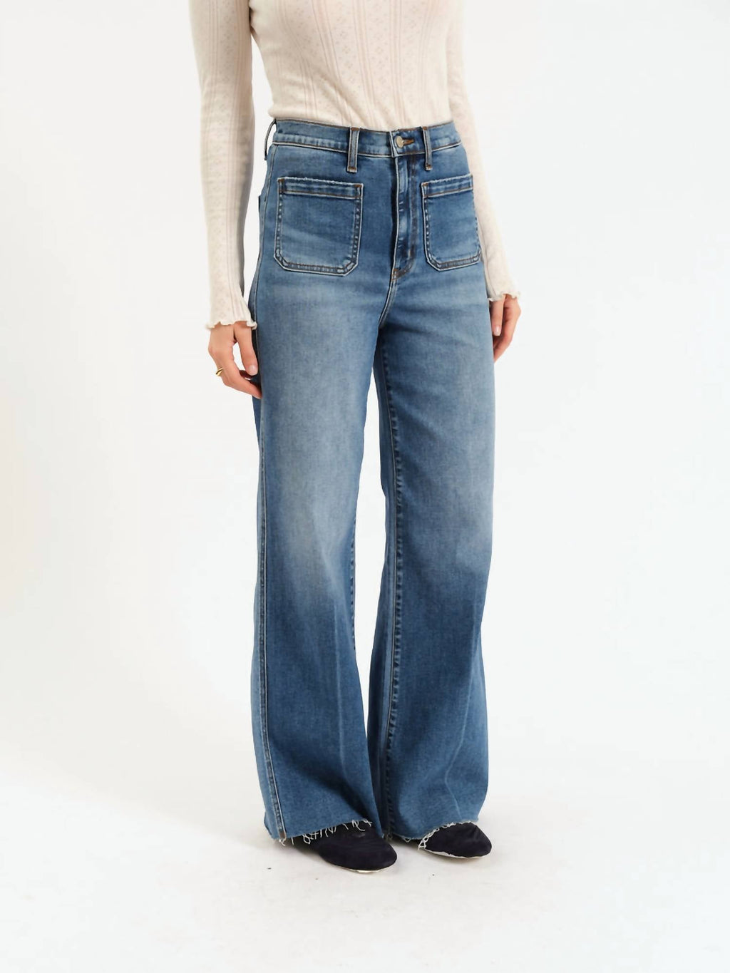 Daze - Far Out High Rise Wide Leg Jeans