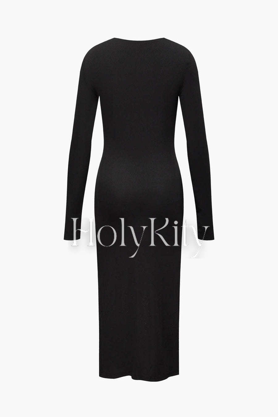 V-neck Asymmetric Long Sleeve Top