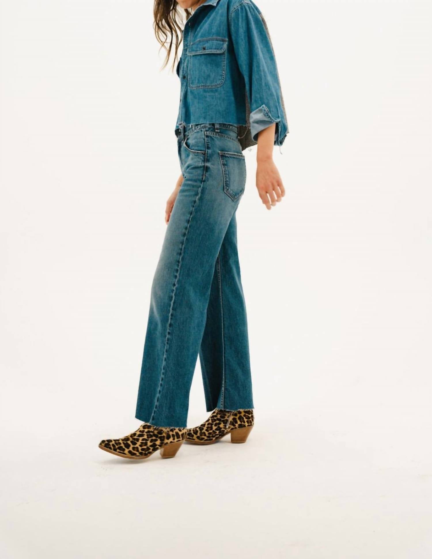 Askk Ny - Mercer High Rise Wide Leg Jean