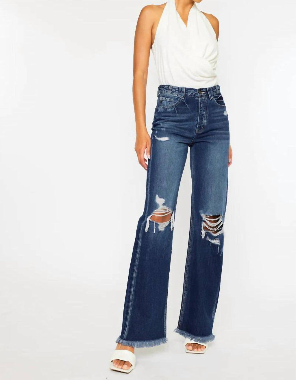 Kancan - Jules Ultra High Rise 90's Flare Jeans