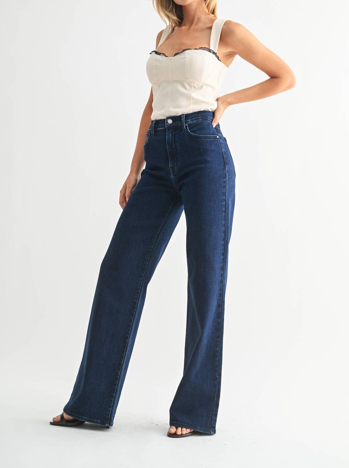 Just Black Denim - Palazzo Jean