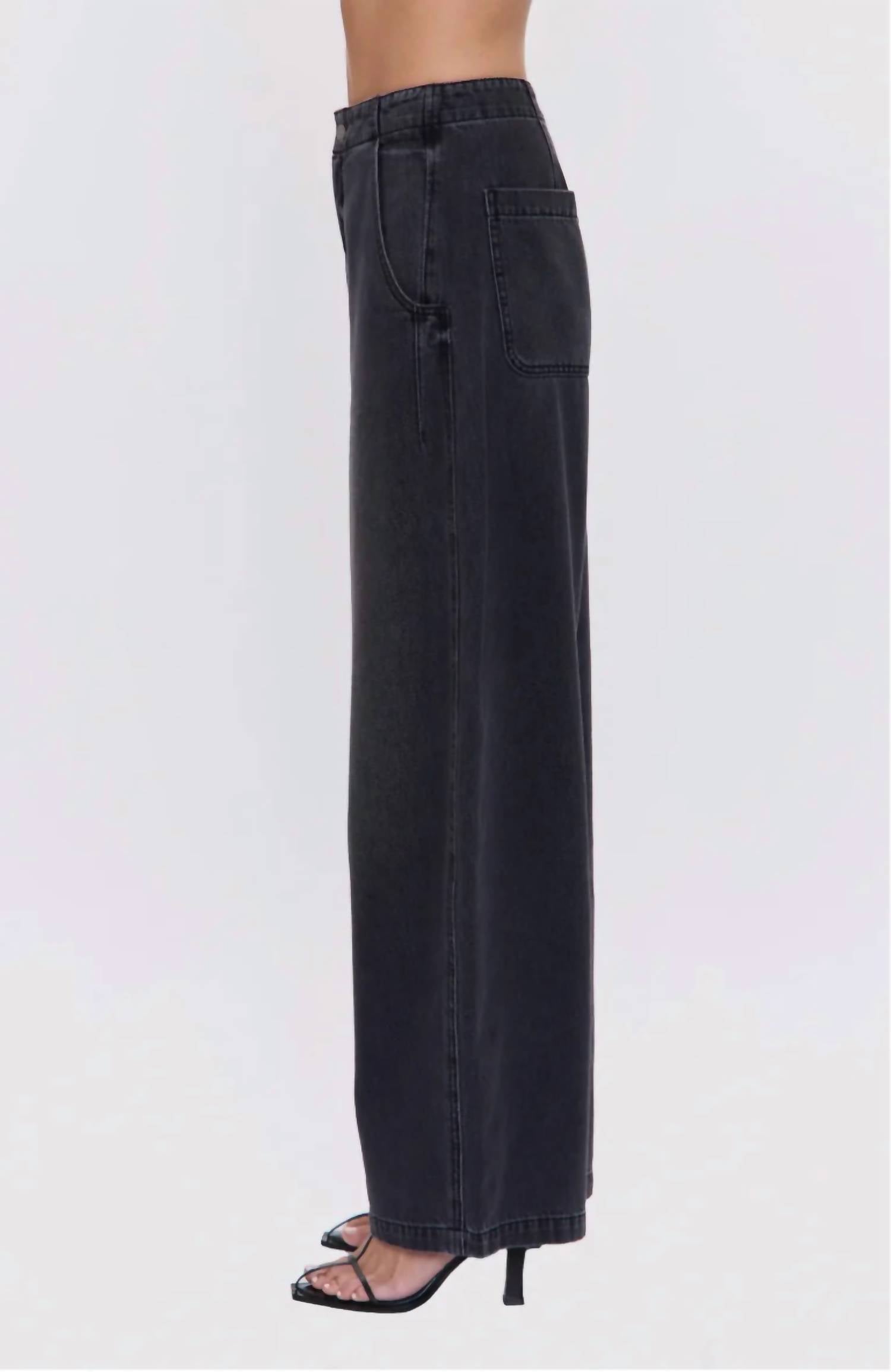 Pistola - Lottie High Rise Relaxed Bowed Jeans