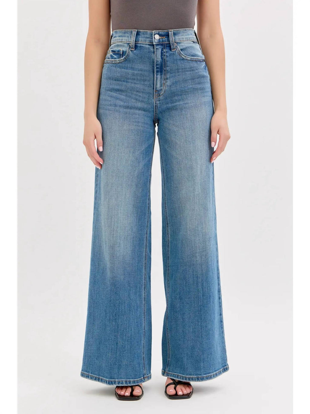 Cello - Sarah High-rise Wide Leg Jeans
