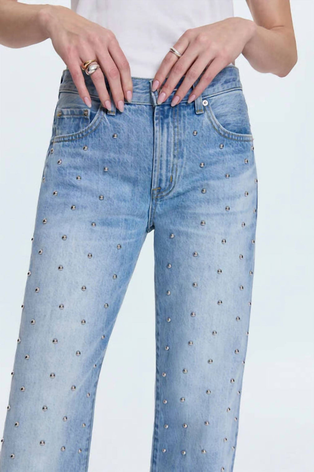 Pistola - Lexi Mid Rise Bowed Straight Jean
