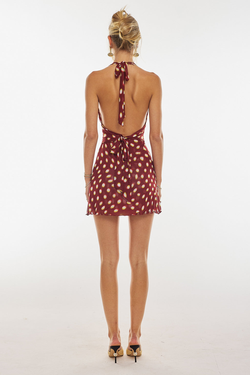 Avery Polkadot Minidress