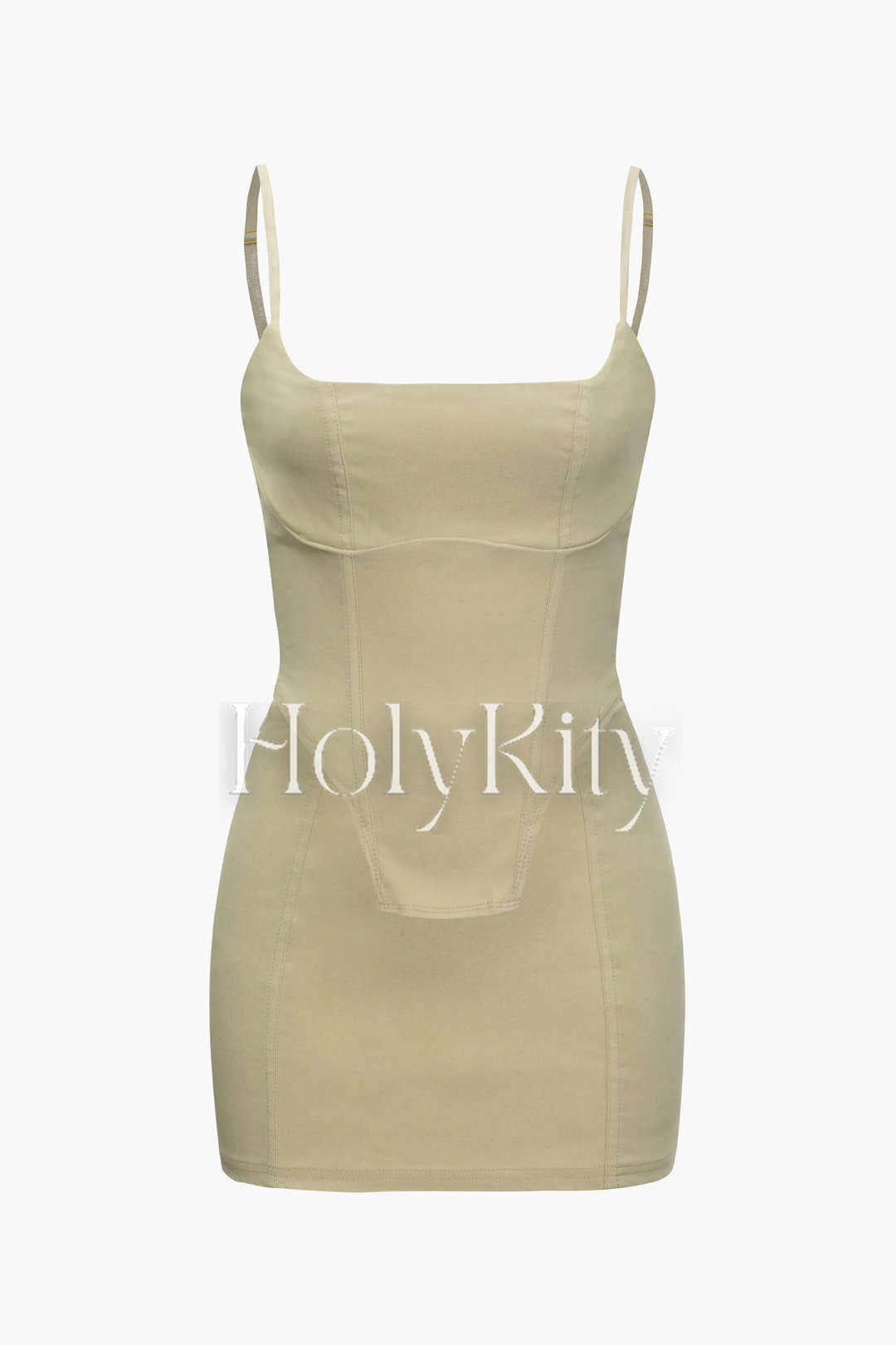 Square Neck Corset Cami Top And Mini Skirt Set