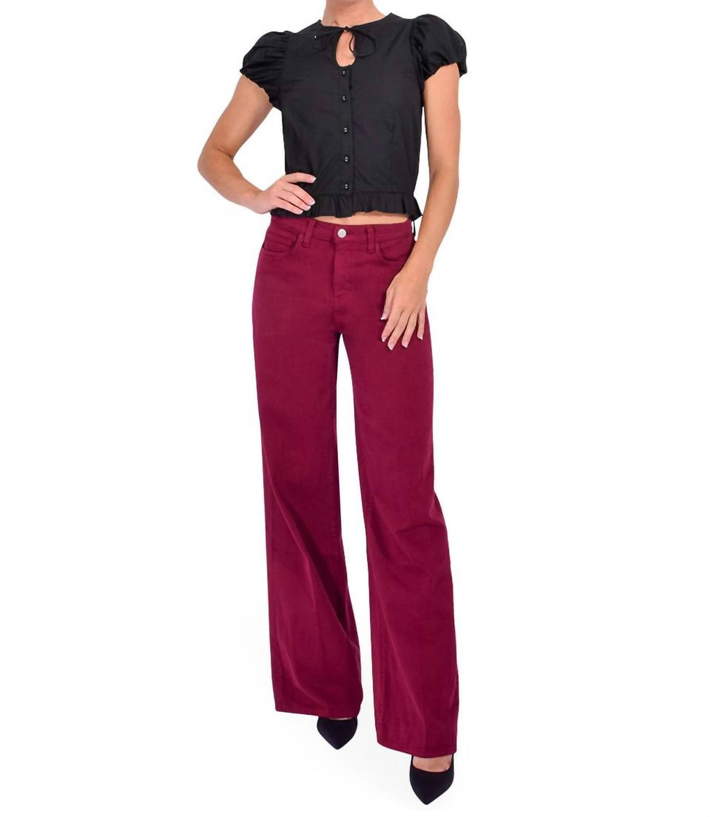 L'Agence - Alicent Wide Leg Jeans