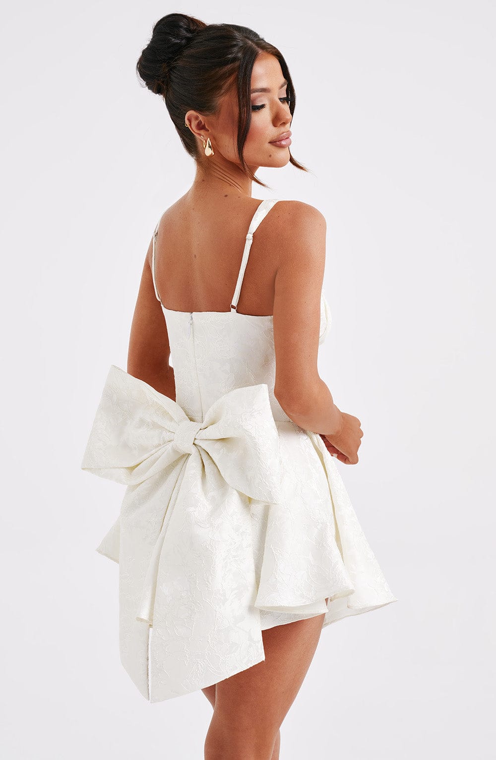 Jacquard Corset Mini Dress