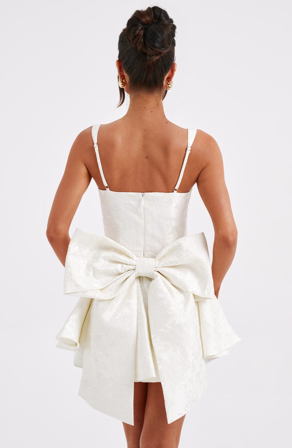 Jacquard Corset Mini Dress