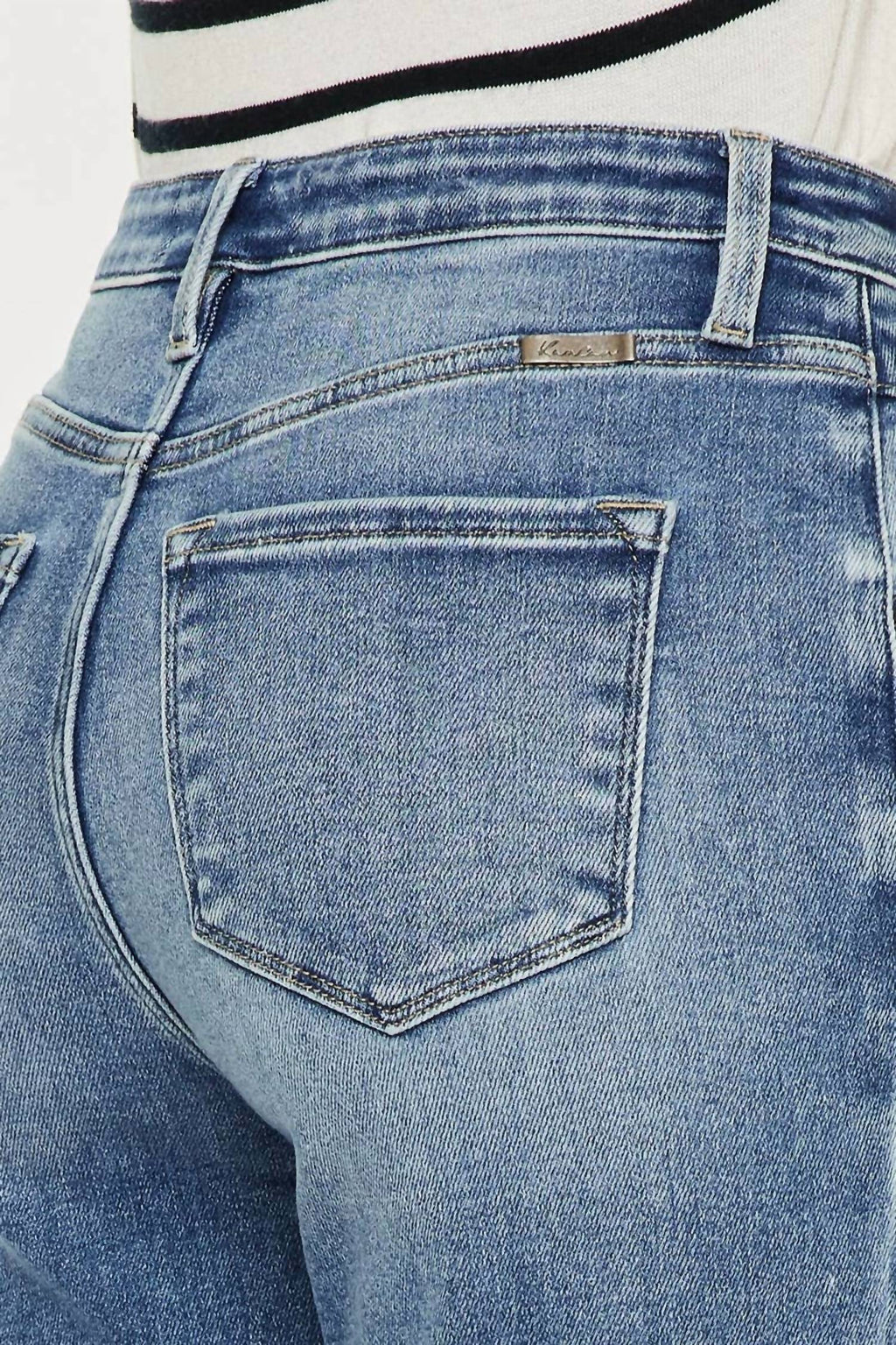 Kancan - Kiana High Rise Slim Straight Jeans