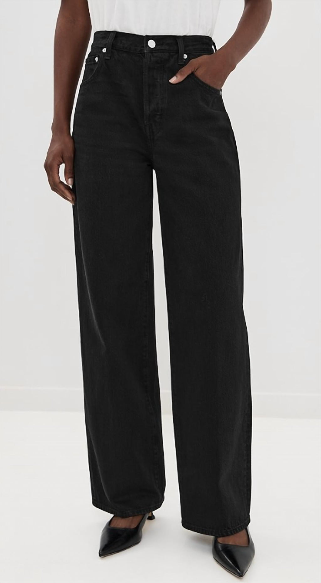 Pistola - Tate High Rise Wide Leg Jeans