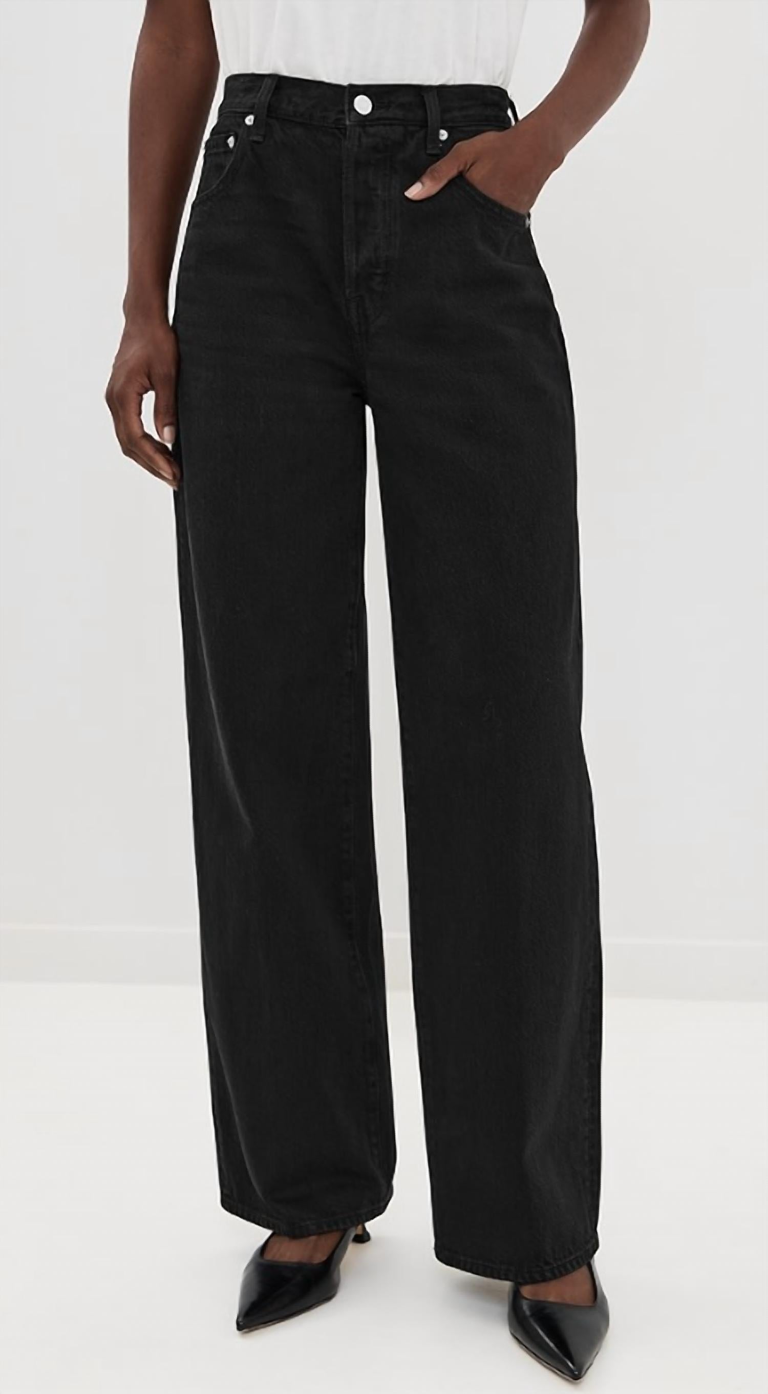 Pistola - Tate High Rise Wide Leg Jeans