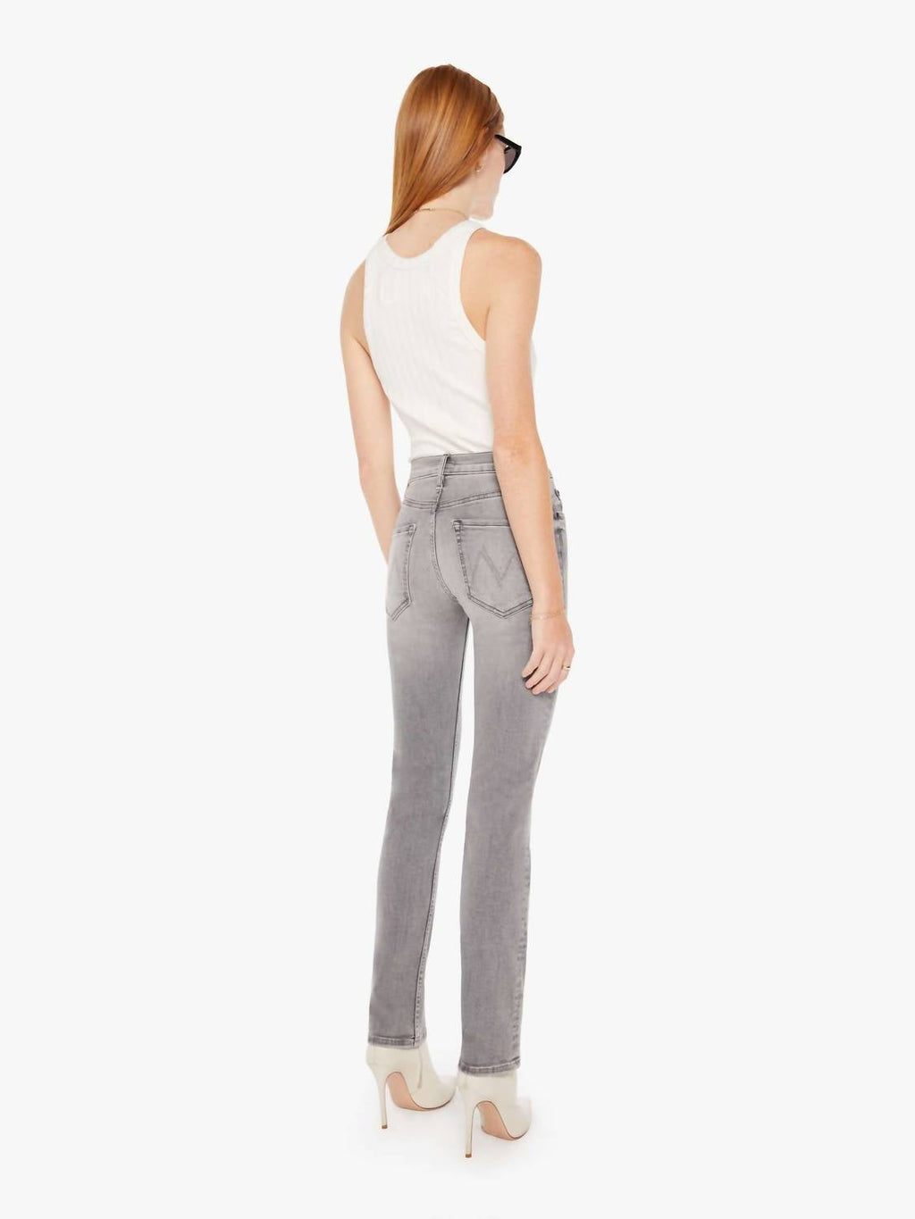 Mother - THE MID RISE RIDER SKIMP JEAN
