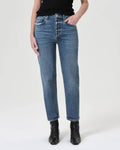 Agolde - Riley High Rise Straight Crop Jean