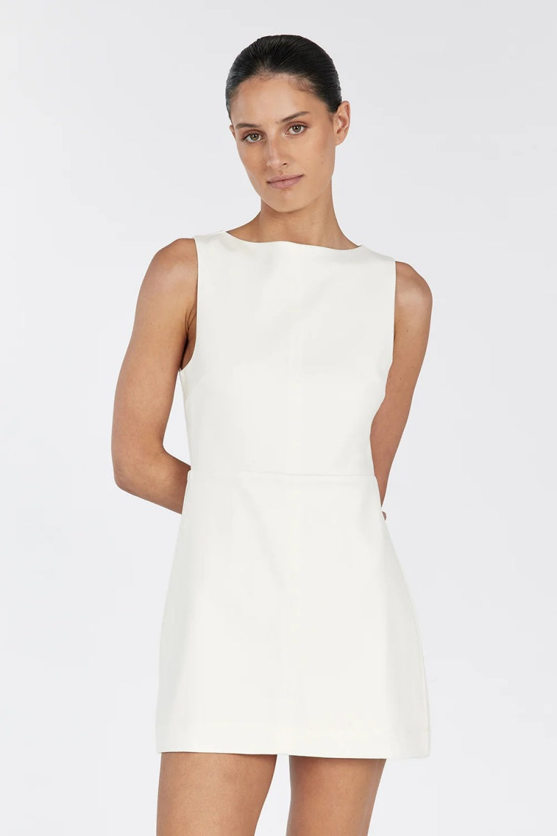 White Sofia Mini Dress