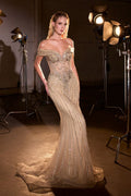 BIANCA GOWN - MERMAID BEADED EVENING DRESS
