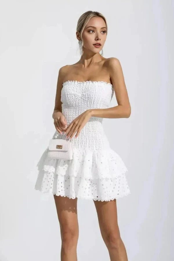 Starla Strapless Summer Mini Dress