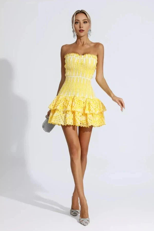 Starla Strapless Summer Mini Dress